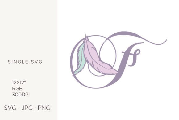Bohemian Feather and Boho Letter F: A Practical Design Asset Review