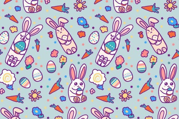 Embracing Spring Joy: The Creative Power of Happy Easter Rabbit Seamless Patterns