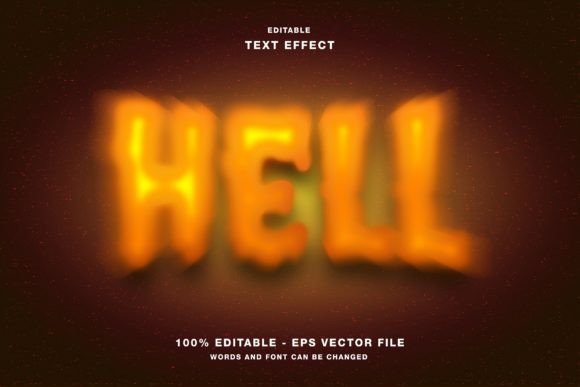 Hell Editable Text Effect: A Powerful Tool for Bold Visuals