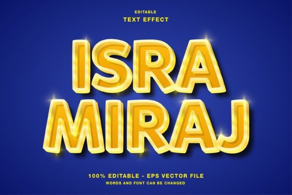 Isra Miraj Gold 3D Text Effect: A Workflow Guide for Designers