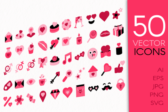 Love Dating Icon Set: A Practical Asset for Valentine's Day Marketing