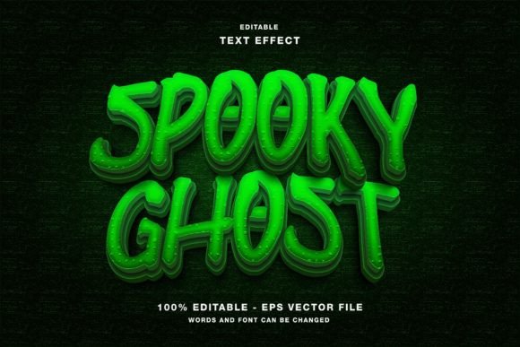 Mastering the Spooky Ghost Editable Text Effect for Illustrator and Web Design