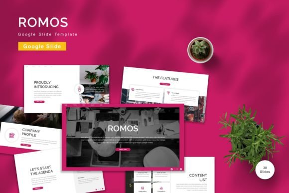 Romos Google Slide Template for Design