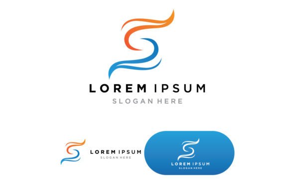 S Logo Design Vector Business Corporate