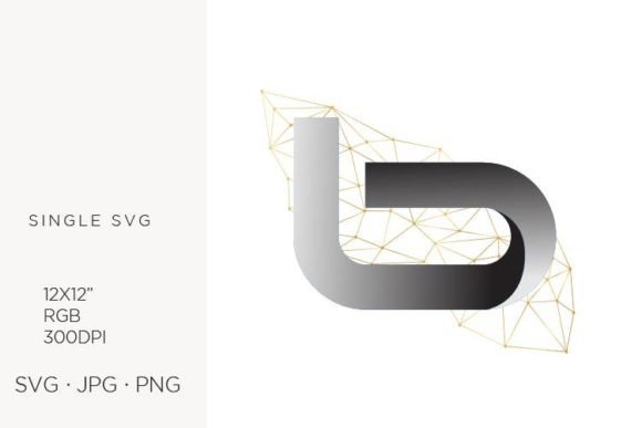 Technology Related Logo Letter B: Vector Assets